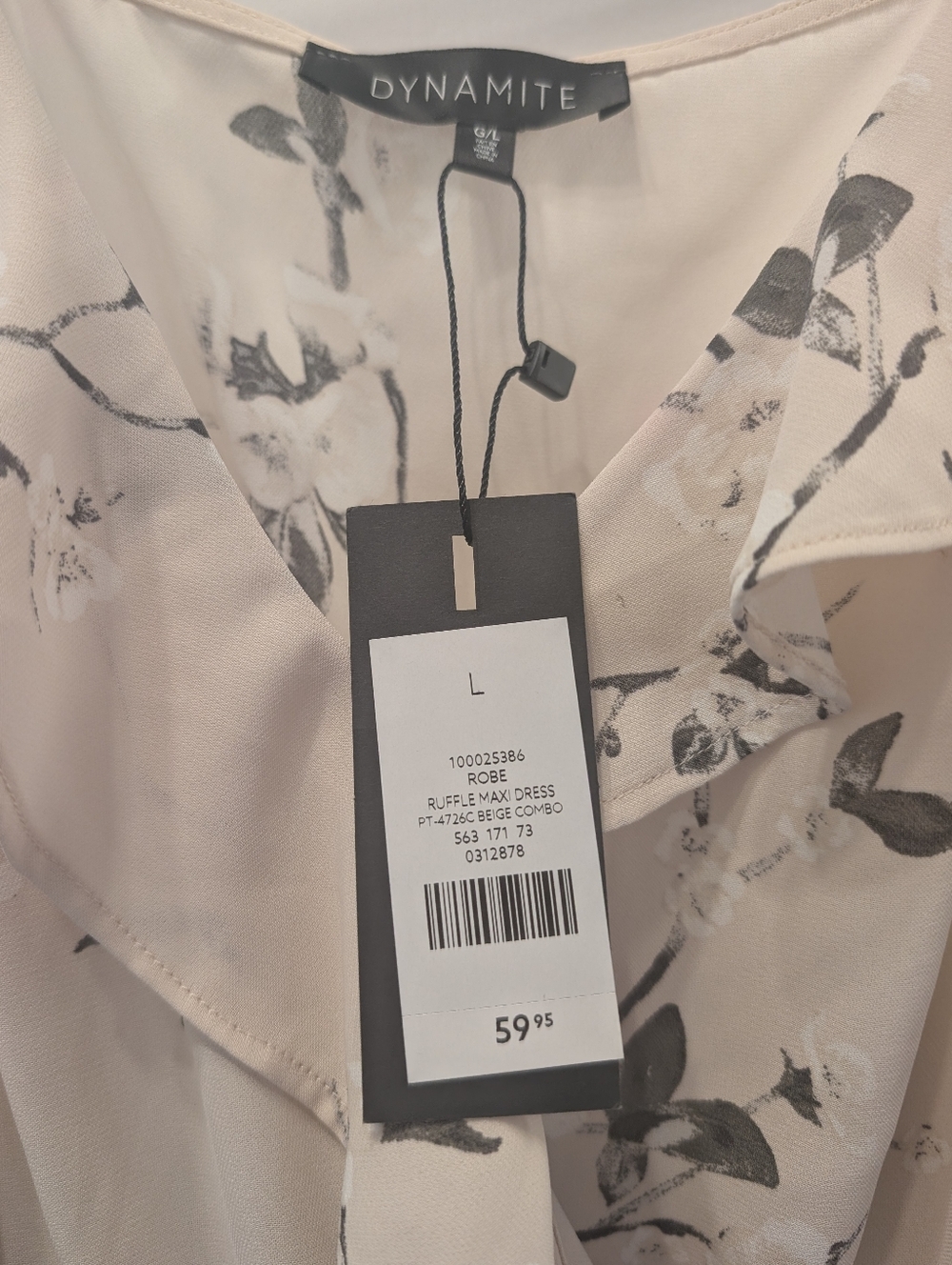Dynamite Floral Maxi Dress - Picture 4 of 6